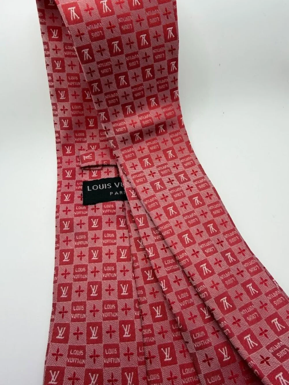 Classic Monogram Tie Elegant Statement Style Accessory